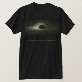 Jean-Pierre Luminets Schwarzes Loch (1979) T-Shirt