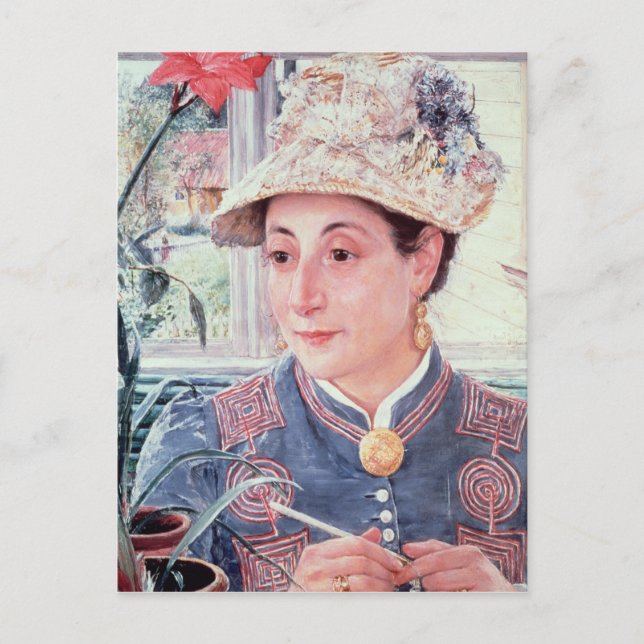 Jeanette Rubenson, 1883 Postkarte (Vorderseite)