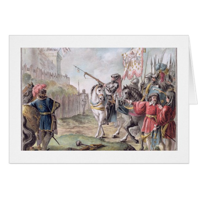 Jeanne d'Arc (1412-31) commande l'anglais pour (Devant horizontal)