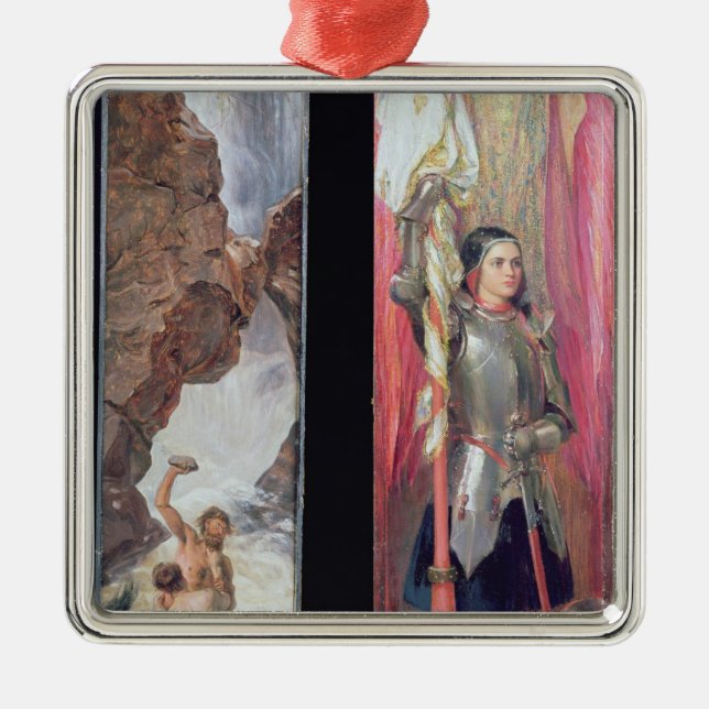 Jeanne d'Arc, 1890s Ornament Aus Metall (Vorne)
