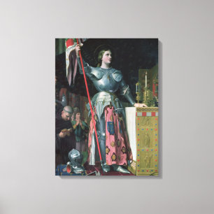 Jeanne d'Arc an der Krönung von König Charles Leinwanddruck