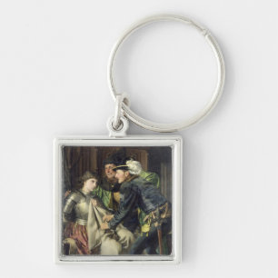 Jeanne d'Arc beleidigte in Gefängnis, 1866 Schlüsselanhänger