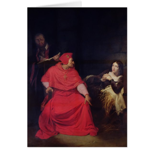 Jeanne d'Arc et le cardinal de Winchester (Devant)