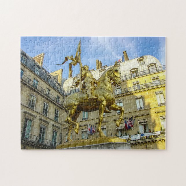 Jeanne d'Arc Paris. Jigsaw Puzzle (Horizontal)
