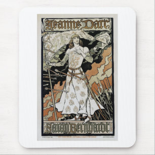 Jeanne d'Arc ~ Sarah Bernhardt Mousepad