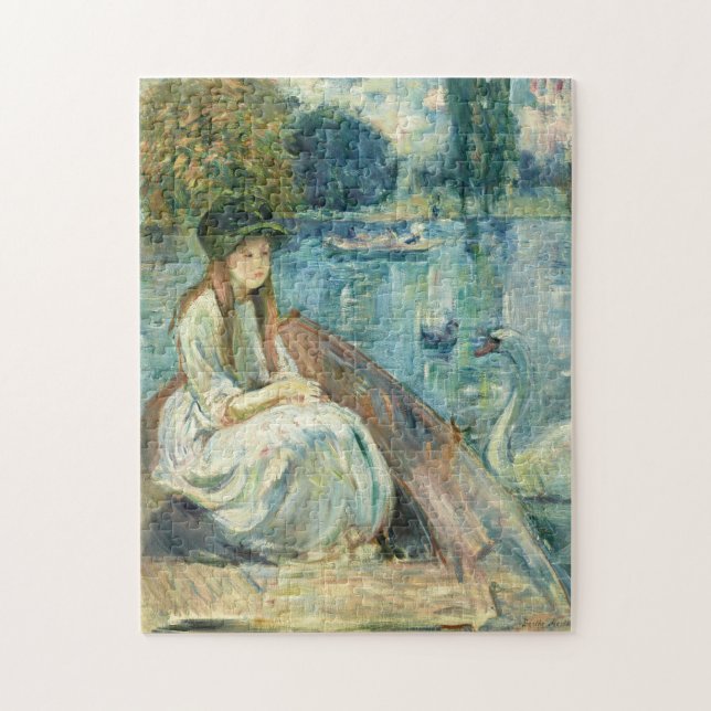 Jeanne Fourmanoir Sur le Lac | Berthe Morisot (Vertikal)