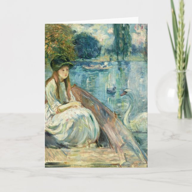 Jeanne Fourmanoir Sur le Lac | Berthe Morisot Karte (Vorderseite)