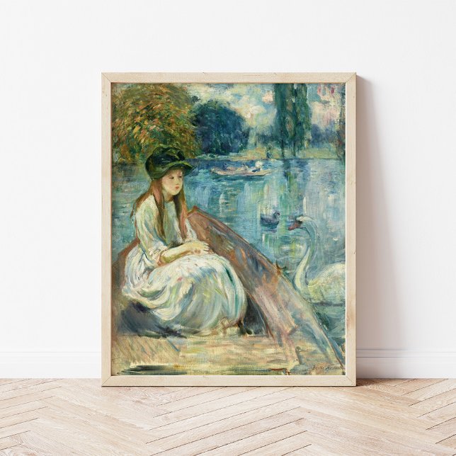 Jeanne Fourmanoir Sur le Lac | Berthe Morisot Poster (Von Creator hochgeladen)