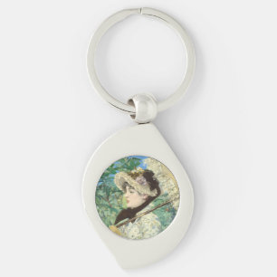 Jeanne (Frühjahr) Edouard Manet Schlüsselanhänger
