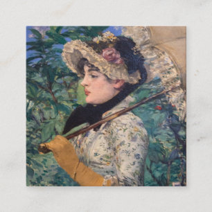 Jeanne (Frühling) von Édouard Manet Begleitkarte