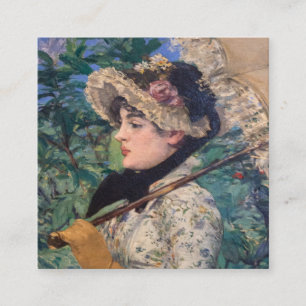 Jeanne (Frühling) von Édouard Manet Begleitkarte