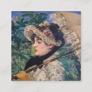 Jeanne (Frühling) von Édouard Manet Begleitkarte
