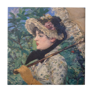Jeanne (Frühling) Von Édouard Manet Fliese