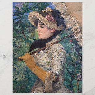 Jeanne (Frühling)  von Édouard Manet Flyer