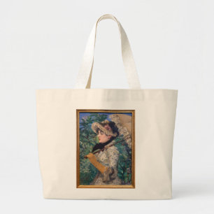 Jeanne (Frühling) von Édouard Manet Jumbo Stoffbeutel