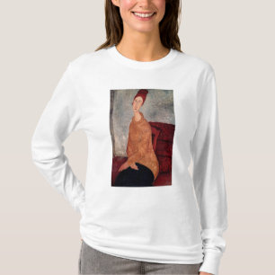 Jeanne Hebuterne in einem gelben Pullover, 1918-19 T-Shirt