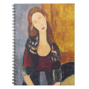 Jeanne Hebuterne Porträt durch Amedeo Modigliani Notizblock