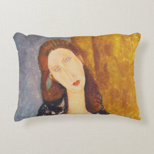 Jeanne Hebuterne Porträt durch Amedeo Modigliani Zierkissen