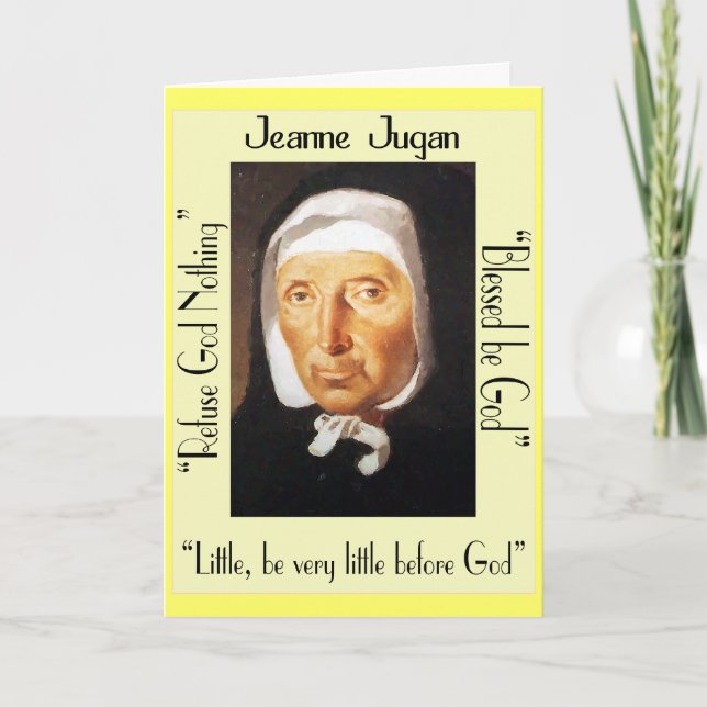 Jeanne Jugan Cite Les Cartes De Voeux (Devant)