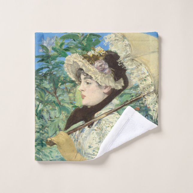 Jeanne (printemps) Edouard Manet (Gant de toilette)