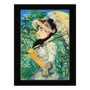 Jeanne Spring, berühmtes Gemälde von Edouard Manet Fotodruck