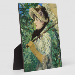 Jeanne (Spring), Edouard Manet Fine Art Fotoplatte