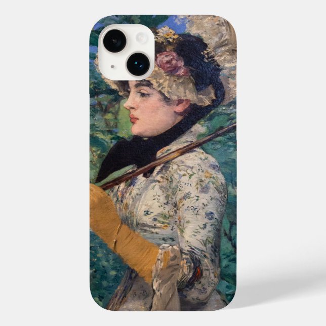 Jeanne (Spring) von Édouard Manet Case-Mate iPhone 14 Plus Hülle (Rückseite)