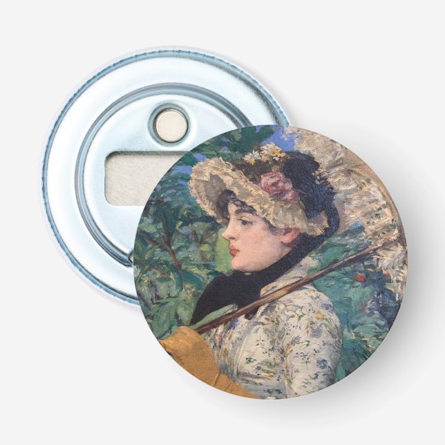Jeanne (Spring) von Édouard Manet Flaschenöffner (Vorderseite)
