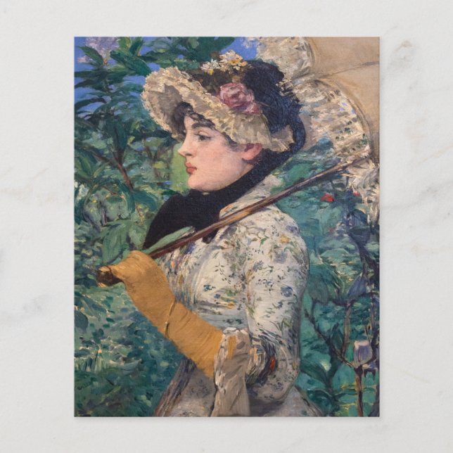 Jeanne (Spring) von Édouard Manet Flyer (Vorne)