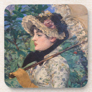 Jeanne (Spring) von Édouard Manet Getränkeuntersetzer