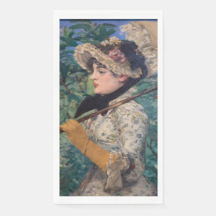 Jeanne (Spring) von Édouard Manet Serviette