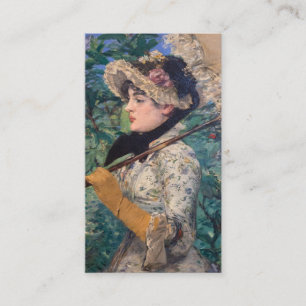 Jeanne (Spring) von Édouard Manet Telefonnummerkarte