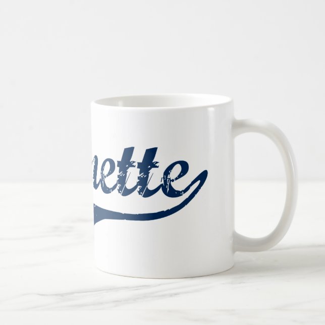 Jeannette Pennsylvania klassischer Entwurf Kaffeetasse (Rechts)