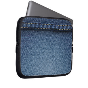 Jeans aus Denim Laptopschutzhülle