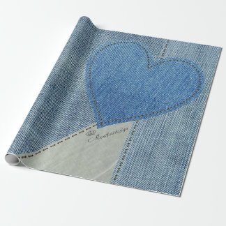 Jeans Geschenkpapier