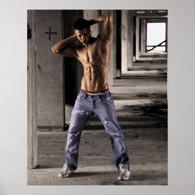 Jeans in Cavern Poster (Vorne)