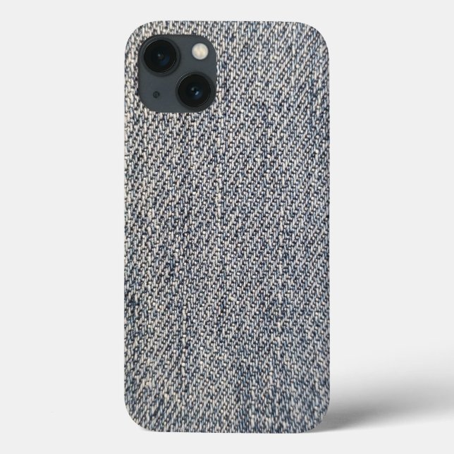 Jeans Stoff Case-Mate iPhone Hülle (Rückseite)