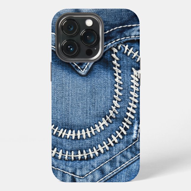 Jeans Tasche  iPhone 13 Pro Hülle (Hinten)