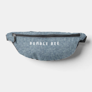 Jeansblaue Jeans-Optik Druck Cut Sew Tasche