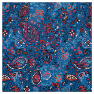 Jeanse Traditionelles Paisley Blumenmuster DIY Stoff