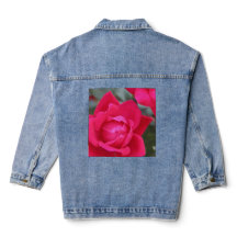 Jeansjacke MIT ROSENDESIGN