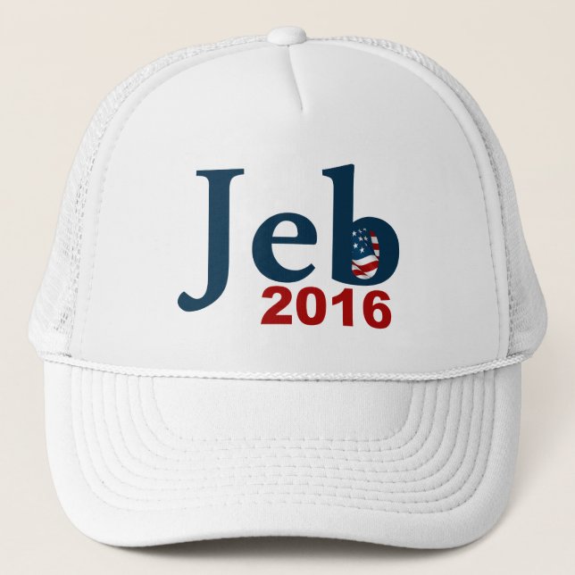 Jeb Bush 2016 Truckerkappe (Vorderseite)