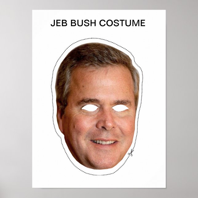 Jeb Bush Costume Poster (Vorne)