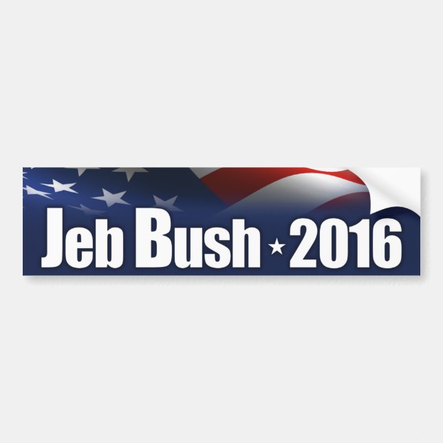 Jeb Bush für Präsidenten Autoaufkleber (Vorne)