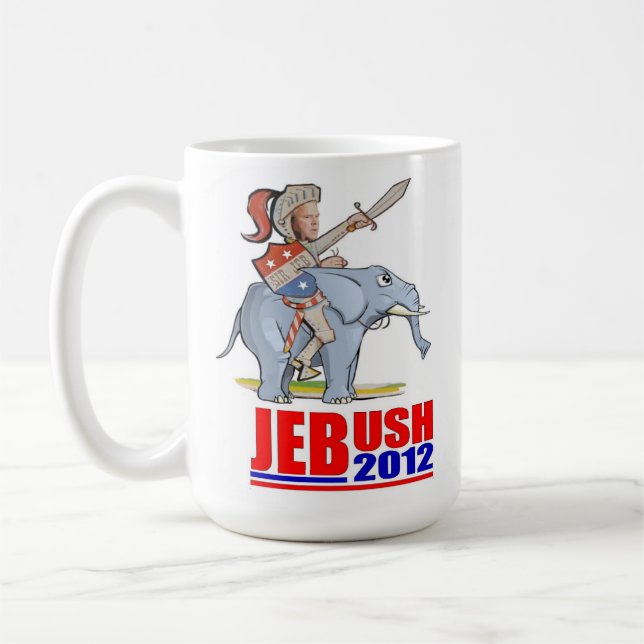 Jeb Bush, GOP White Knight Kaffeetasse (Links)