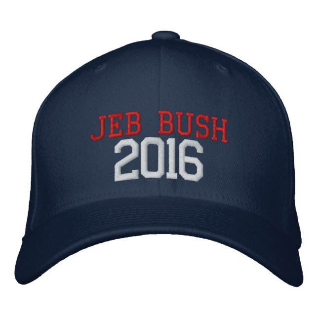 Jeb Bush Präsident 2016 Bestickte Kappe (Vorderseite)