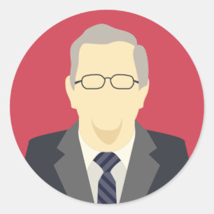 Jeb Bush Präsidentschaftskandidat 2016 Runder Aufkleber