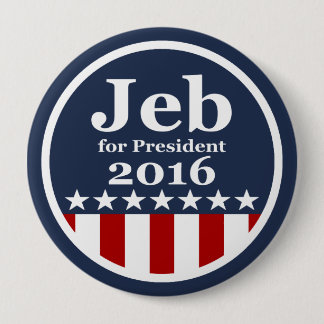 Jeb für Knöpfe Präsidenten-2016 Kampagne Button