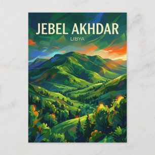 Jebel Akhdar, Grüne Berge Libyen Postkarte