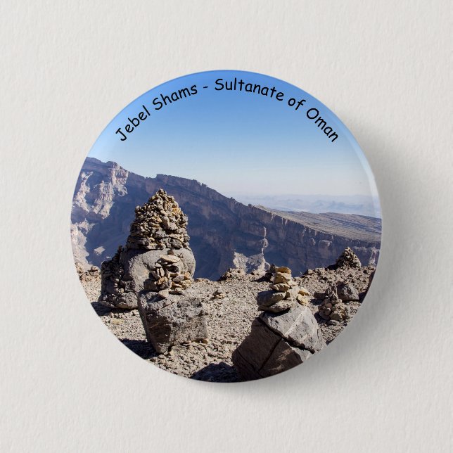 Jebel Shams - Sultanat Oman Button (Vorderseite)